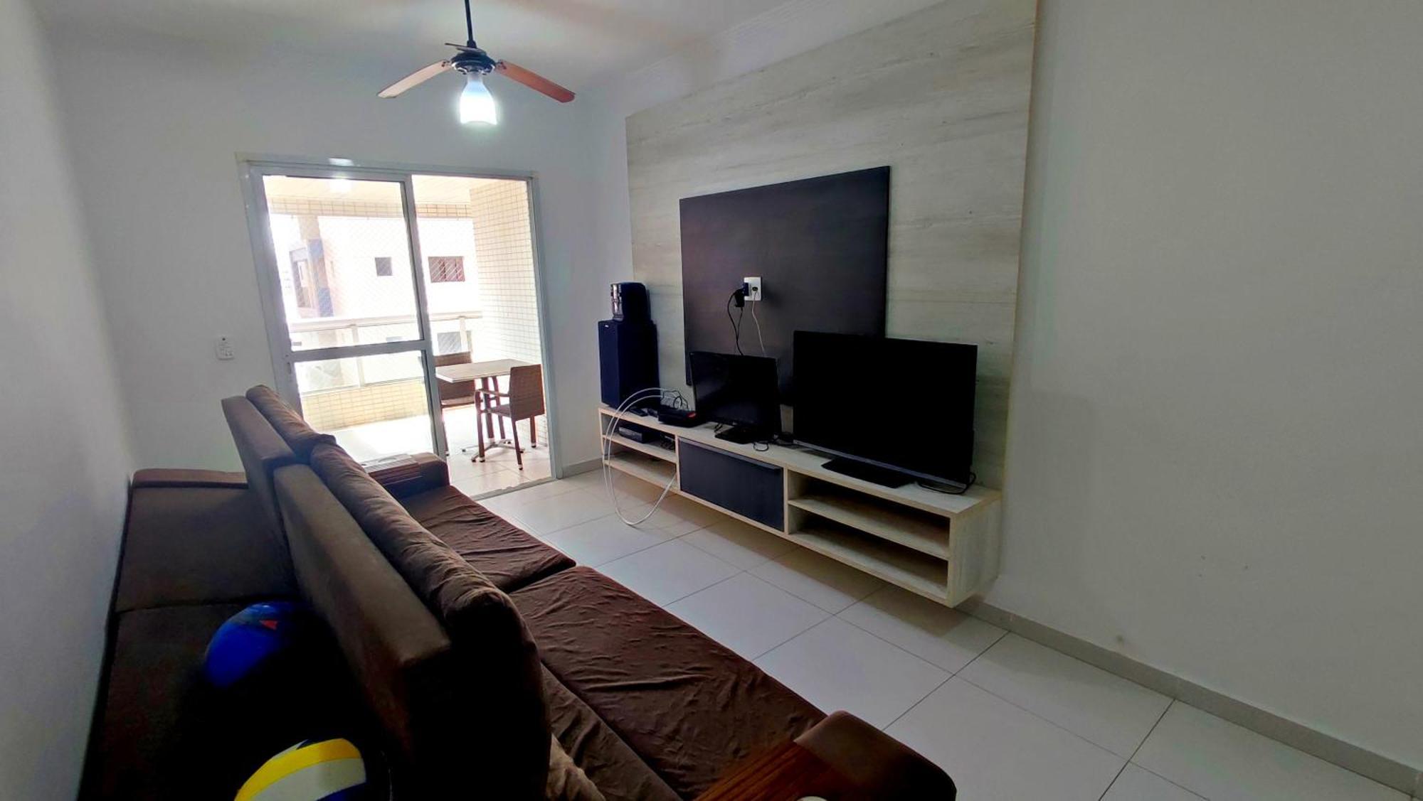 Apartamento Praia Grande Aviacao - 30 Mts Da Praia Exterior foto